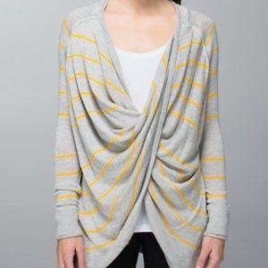 Lululemon Twist & Wrap Pop Stripe Sweater Wrap
